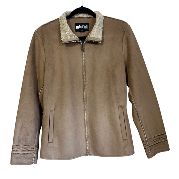 Unlisted by Kenneth Cole Jackets & Blazers - Unlisted By Kenneth Cole Microsuede Jacket In Camel Tan Size Small